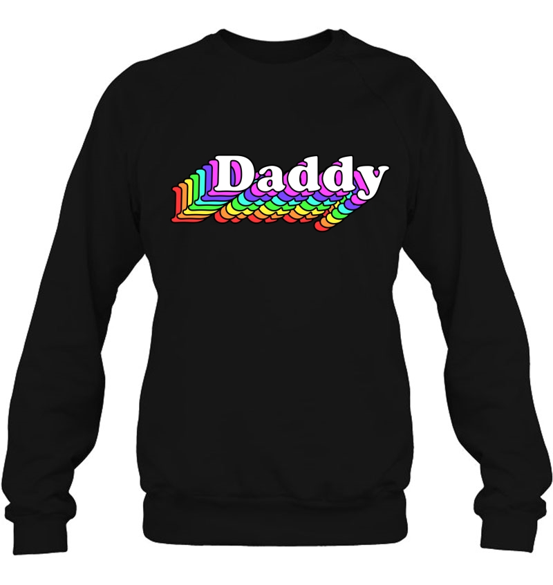 Daddy, Gay Daddy Bear, Retro Lgbt Rainbow, Lgbtq Pride Pullover Mugs