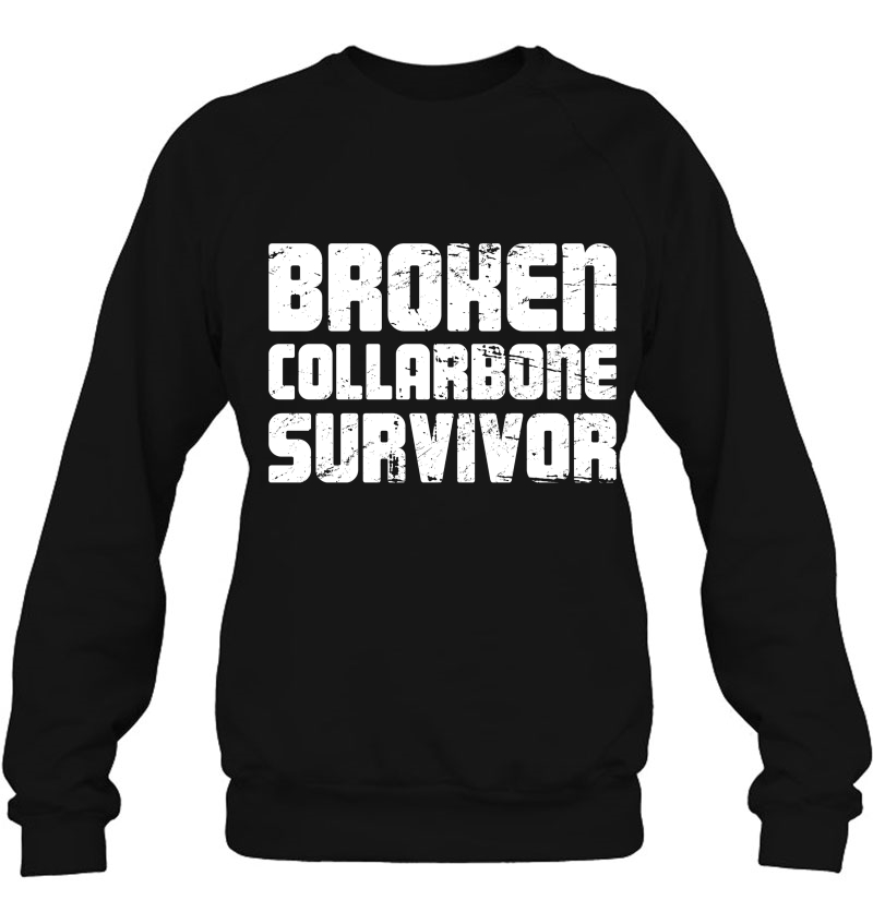 Distressed Broken Collarbone Sweatshirt