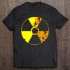 Distressed Vintage Radioactive Warning Symbol Grunge Tee