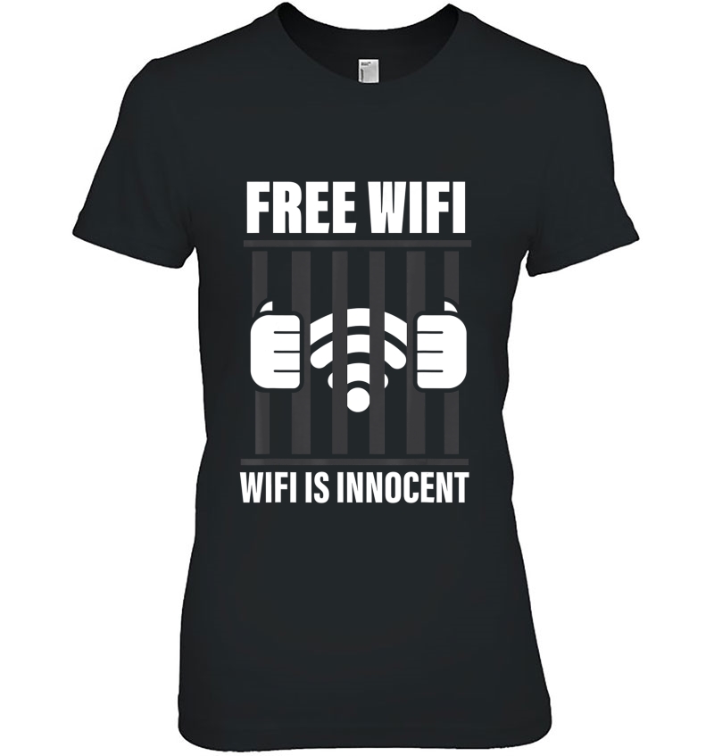 Free Wifi Is Innocent Computer Nerd Wireless Hoodie