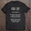 Fuck Off Then Keep Fucking Off Keep Fucking Off Tee