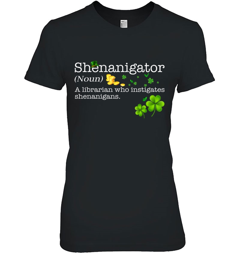 Shenanigator A Librarian Who Instigates Shenanigans Hoodie