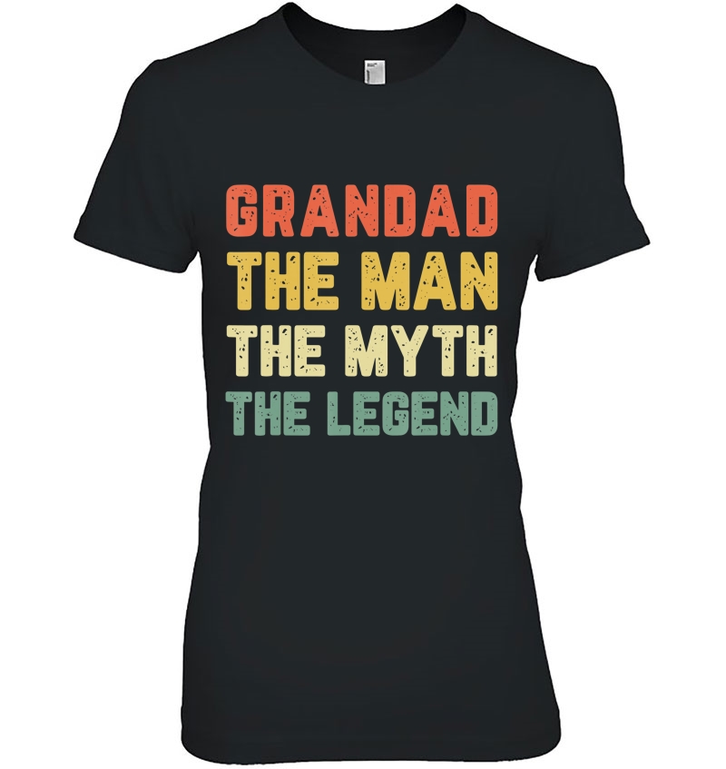 Grandad The Man The Myth The Legend Grandpa Vintage Hoodie