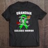 Grandma Scoliosis Awareness Leopard Buffalo Plaid Family Tee