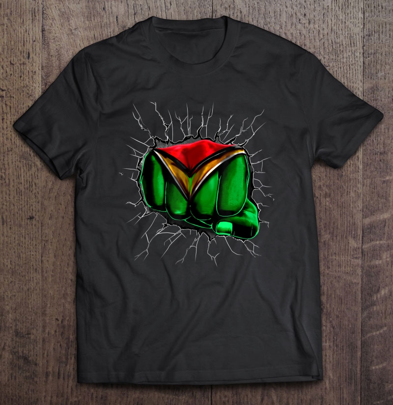 Guyana Flag Shirt Guyanese Flag Fist Shirt