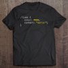 Hex Code Black Lives Matter Political Coder Nerd Prostest Tee