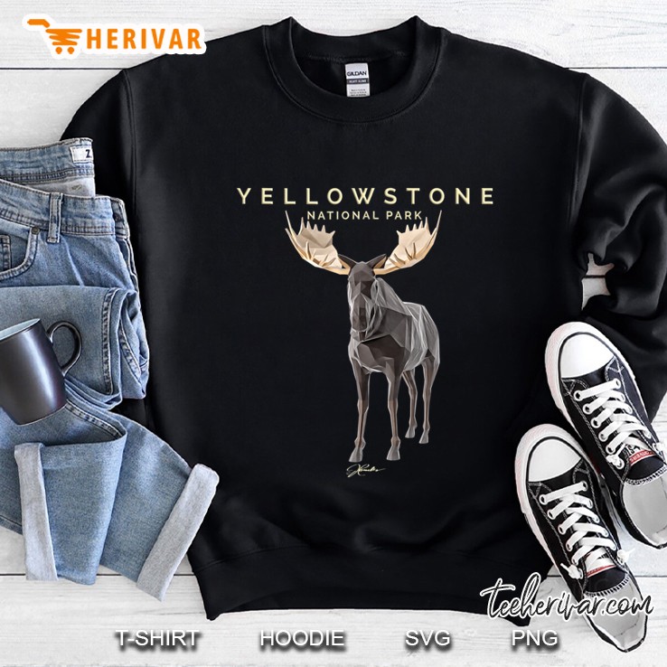 Jcombs Yellowstone National Park And Moose Sweatshirt
