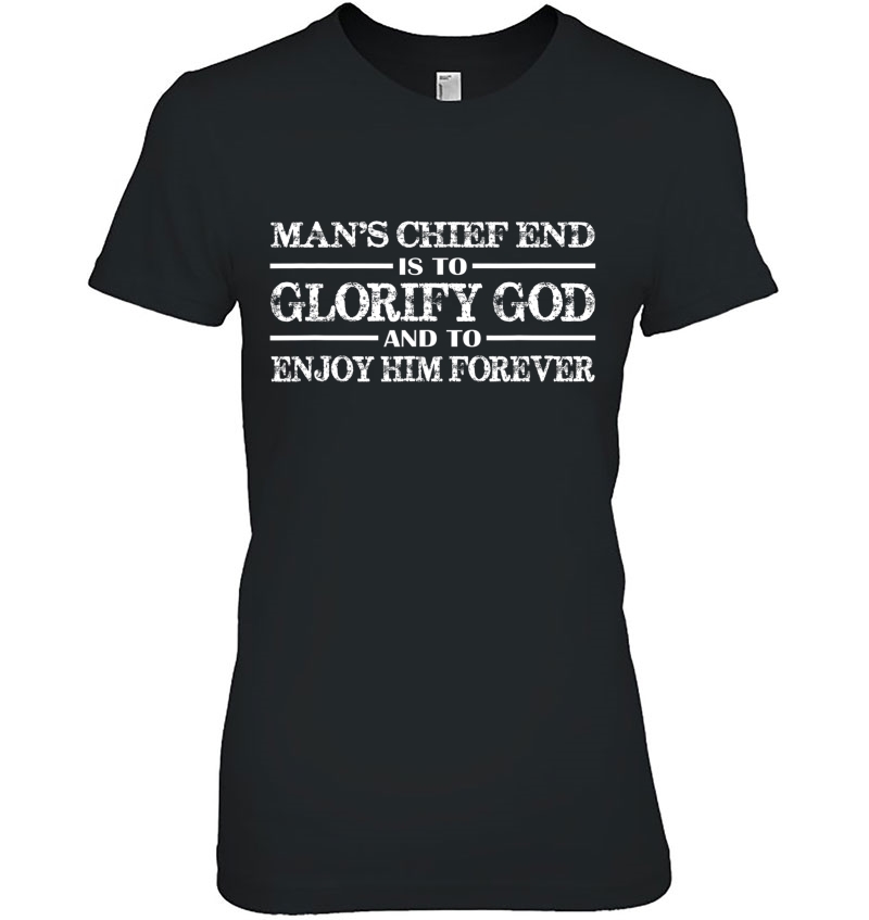 Man's Chief End Is To Glorify God Christian Hoodie