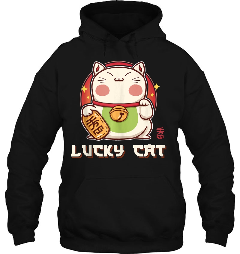 Maneki Neko Waving Lucky Cat Feline Lucky Kawaii Anime Cats Mugs