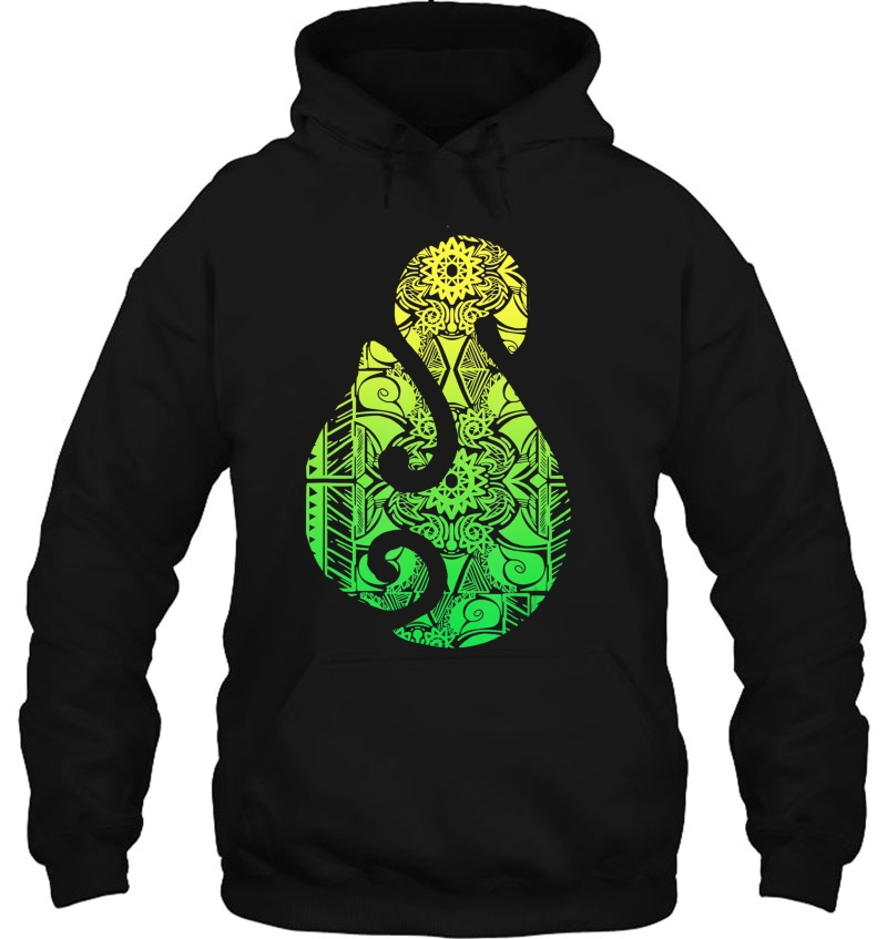 Maori Hook Polynesian New Zealand Culture Tattoo Hoodie