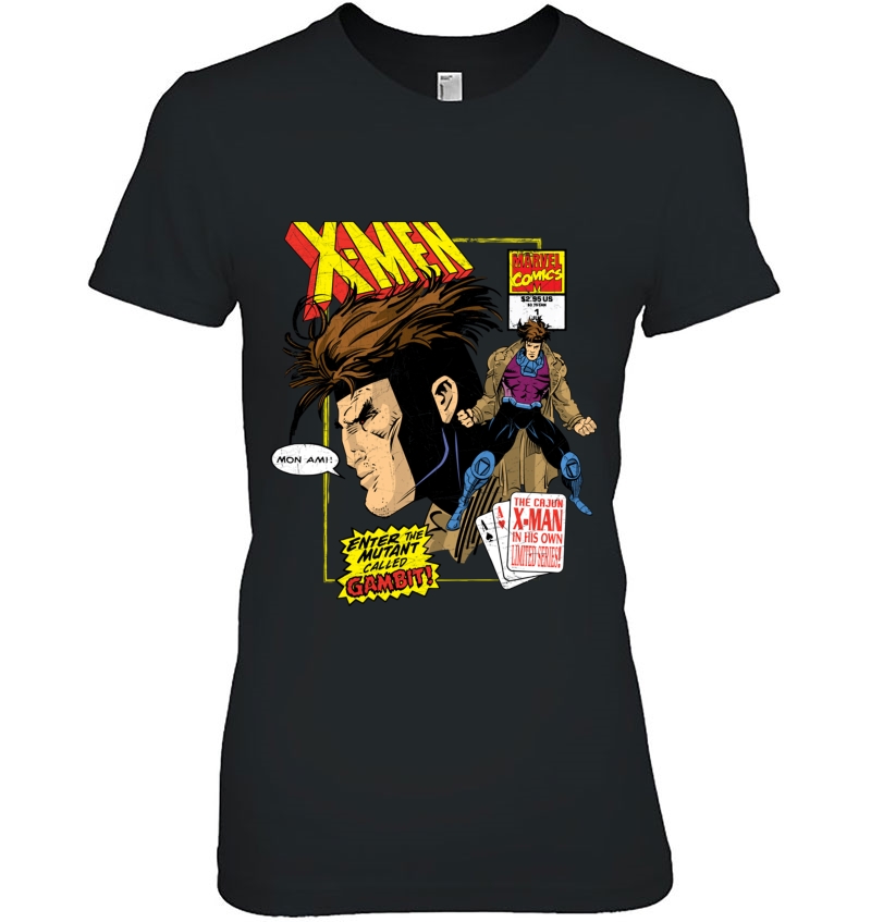 Marvel X-Men Cajun Gambit Remy Lebeau Comic Art Hoodie