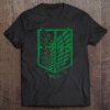 Mens Attack On Titan 1 Color Scout Regiment Symbol Tee