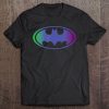 Mens Batman Gradient Bat Logo Tee