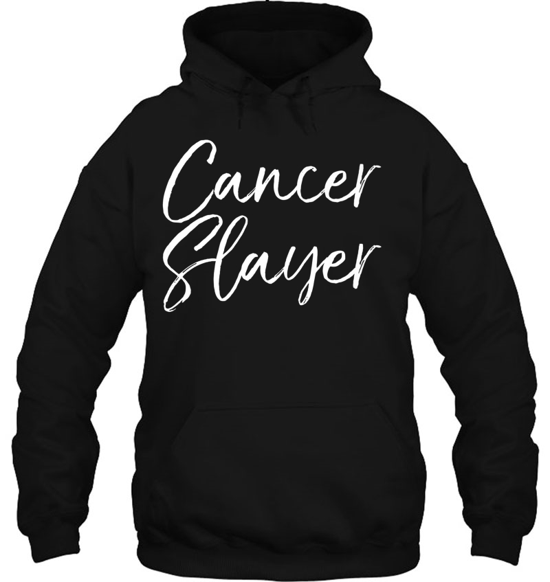Mens Funny Saying Cancer Treatment Gift For Men Cancer Slayer Premium Hoodie