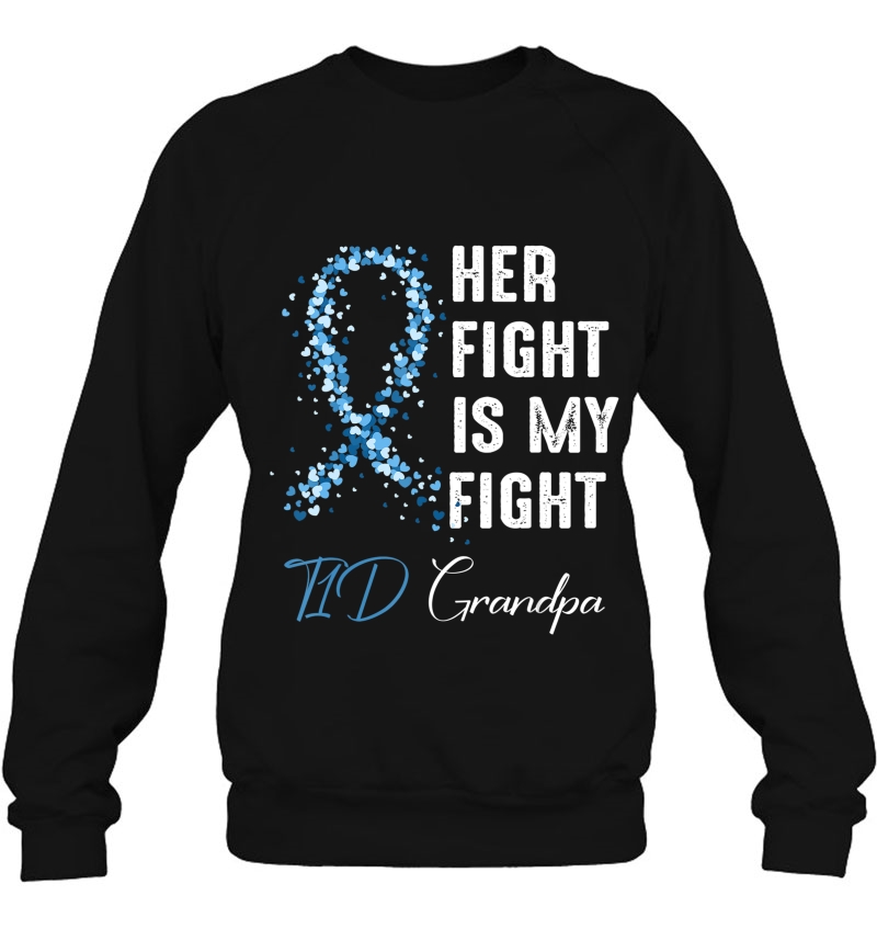 Mens Her Fight Is My Fight T1d Grandpa Type 1 Diabetes Awareness Mugs