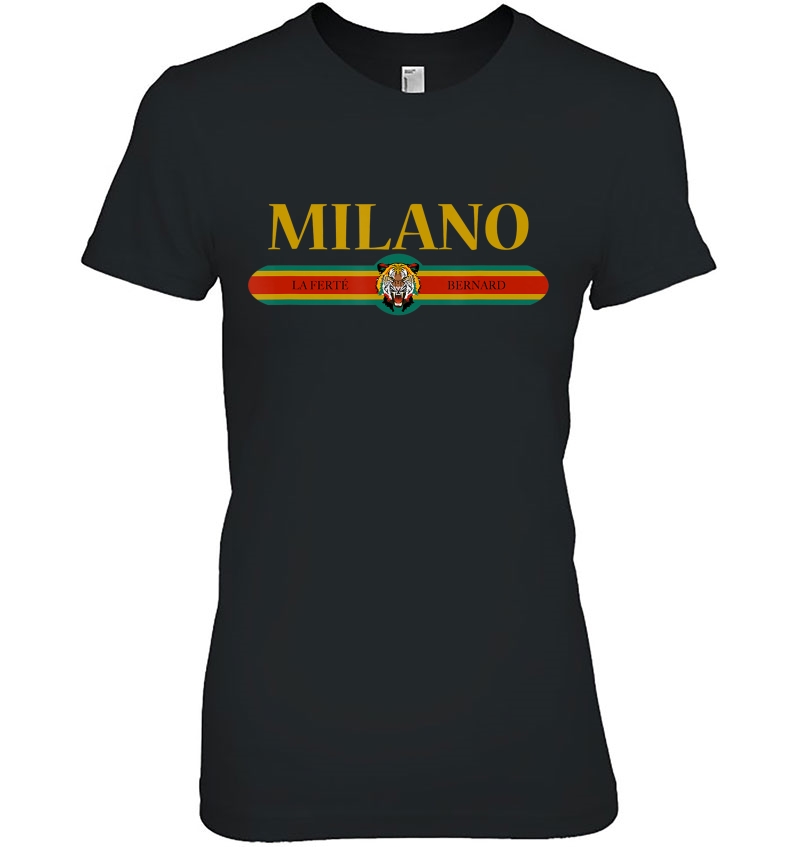 Milano Fashion Italy Tiger Face Italia Retro Milan - Graphic Hoodie