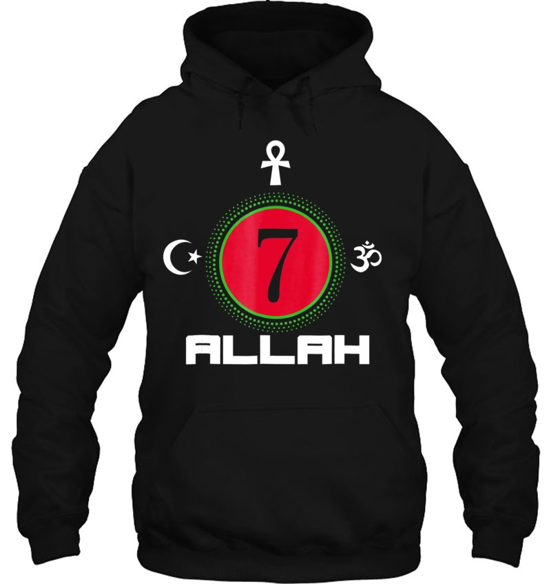 Moorish American - Occult Science Allah 7 Ver2 Hoodie