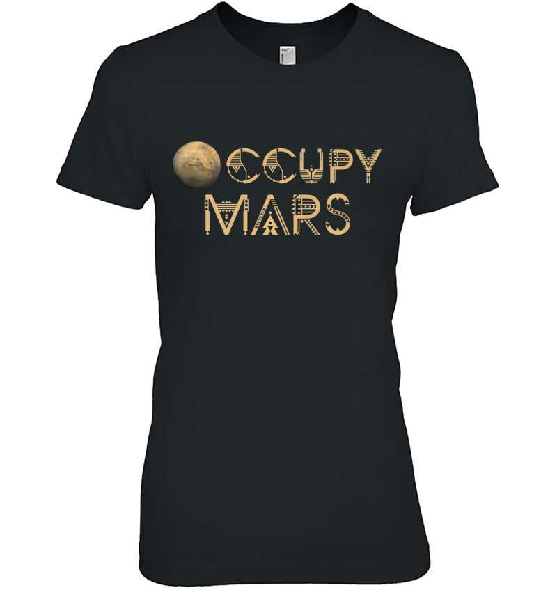 Occupy Mars Tee For Men And Women Red Planet Hoodie