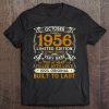 October 1956 Shirt 64 Years Old 64Th Birthday Gifts Tee