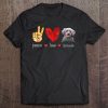 Peace Love Schnoodle Dog - Schnoodle Dog Lover Gift Tee