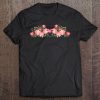 Pink And Green Floral Rose Print Tee