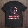 Rabbit Q Deep State Trump Patriotic Usa Flag Qanon Tee