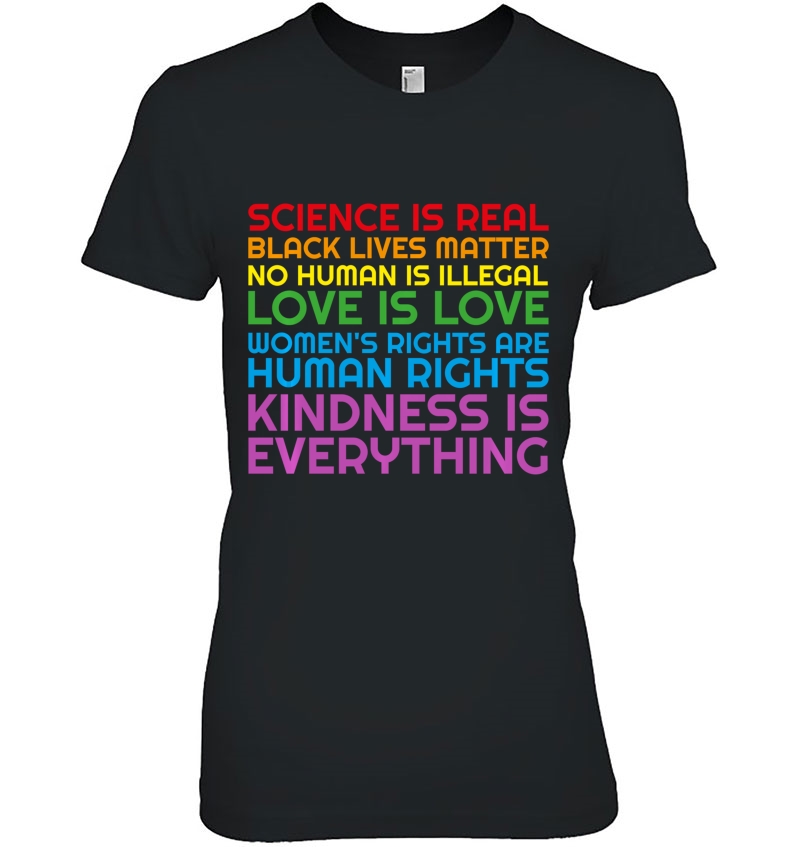 Rainbow Black Lives Matter Science Glbtq Anti Ice Hoodie