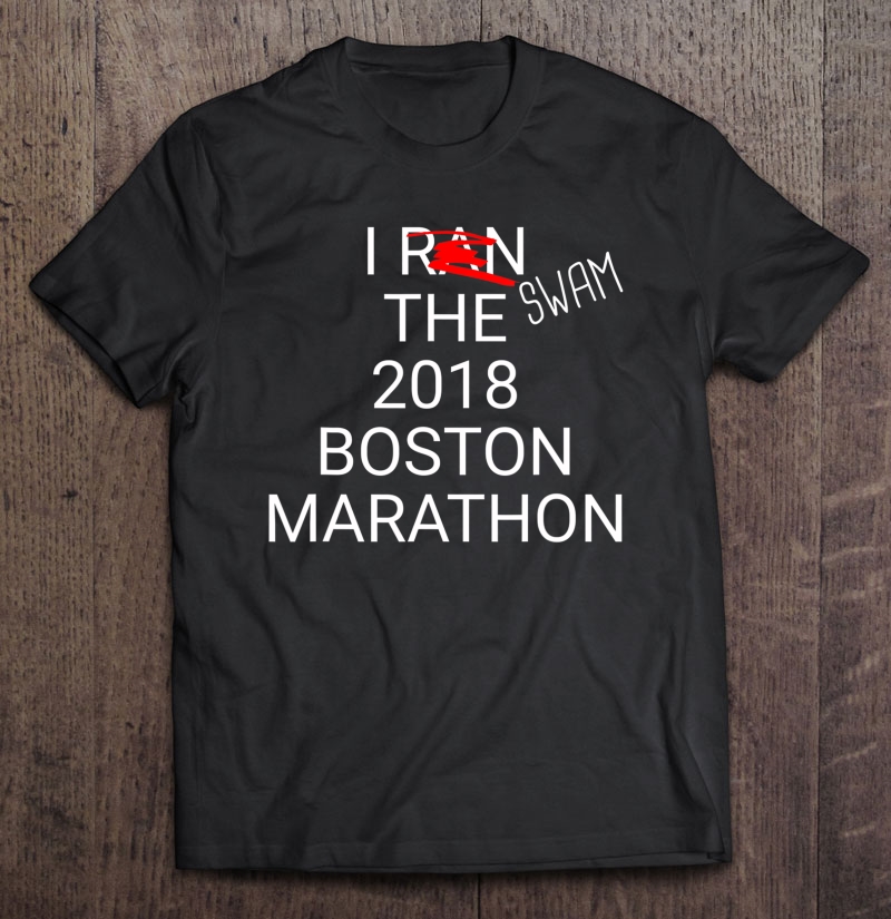 Rainy Boston 26.2 Miles 2018 Marathon Running Friend Gift Shirt