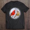 Red Cardinals Backyard Bird Watching Lovers Tee