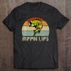 Rippin Lips Bass Fishing Gifts For Dad Fathers Day Tee