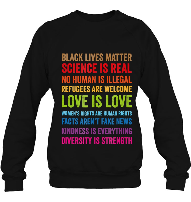 Science Is Real Shirt Black Lives Matter Fake News Mugs