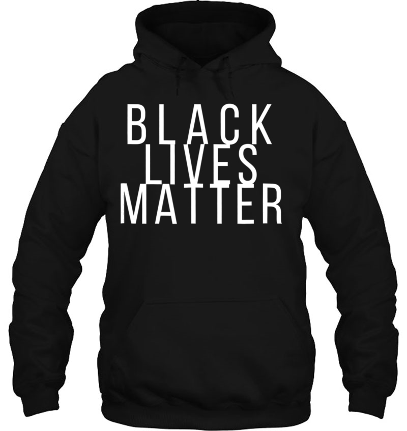 Simple Black Lives Matter Shirt In White Letters Mugs