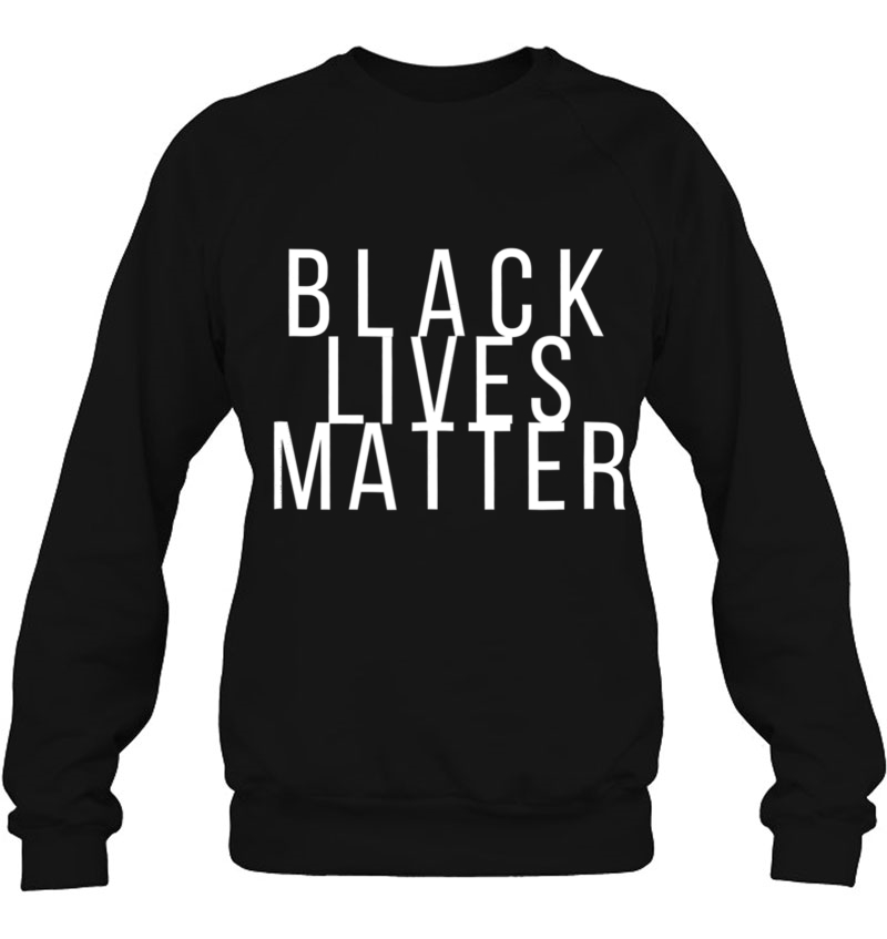 Simple Black Lives Matter Shirt In White Letters Mugs