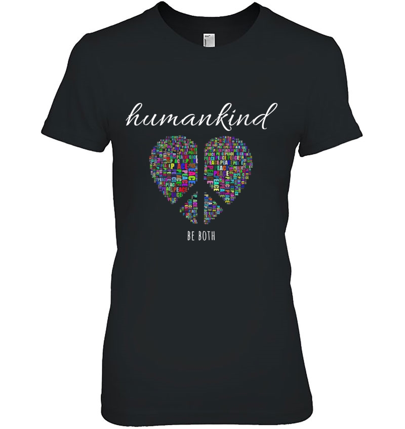 Womens Humankind Be Both Equality & Kindness Matters Hoodie