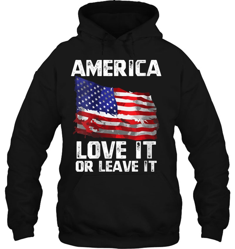 Womens Love It Or Leave It Patriotic American Usa Flag Conservative Mugs