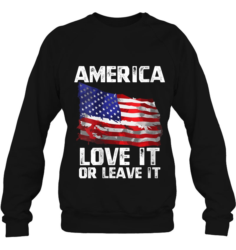 Womens Love It Or Leave It Patriotic American Usa Flag Conservative Mugs