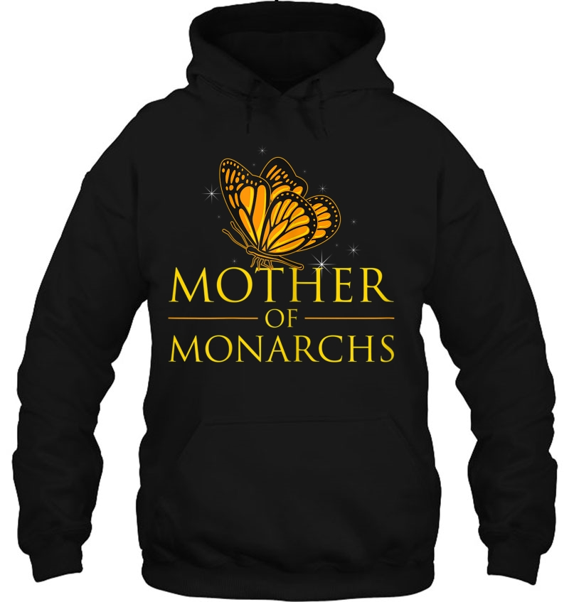 Womens Mother Of Monarchs I Beautiful Colorful Entomology Gift Idea Hoodie