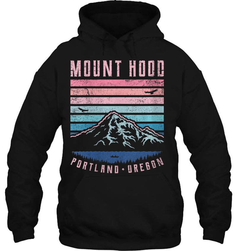 Womens Mt Hood Retro Mount Hood Portland Oregon Vintage Mountain Mugs