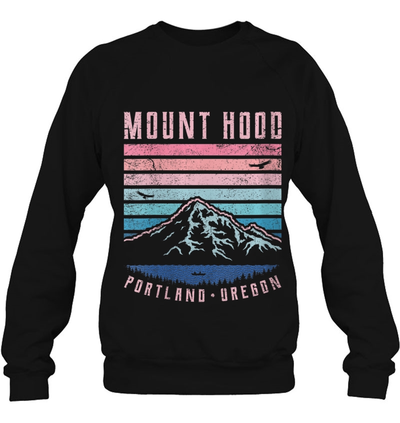 Womens Mt Hood Retro Mount Hood Portland Oregon Vintage Mountain Mugs