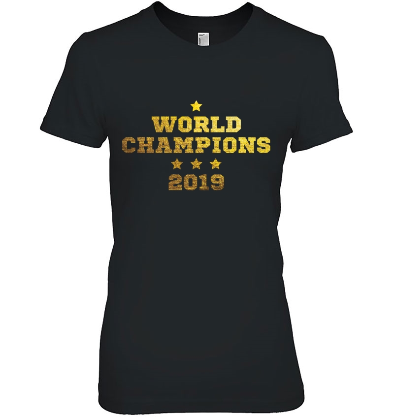 World Champions 2019 Us Women's Soccer Four Titles Pullover Hoodie