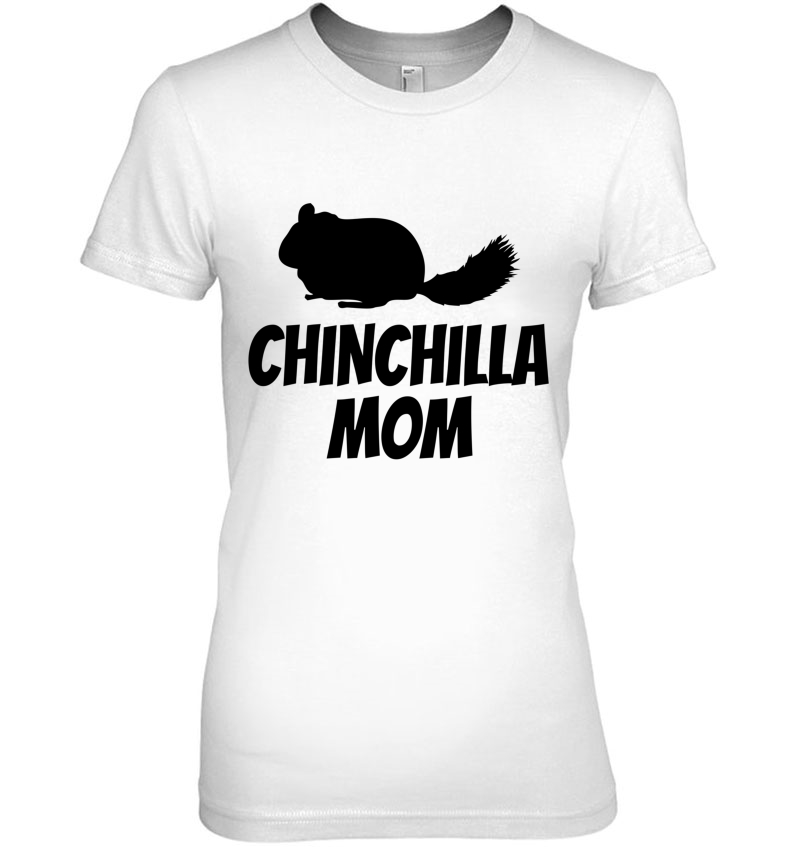 Chinchilla Mom - Funny Cute Chinchilla Pe Black Ls Hoodie