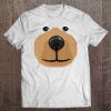 Funny Cute Bear Face Halloween Costume Diy Teddy Face Gift Tee