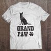 German Shepherd Grand Paw Shirt Grandpaw Grandpa Dog Lover Tee