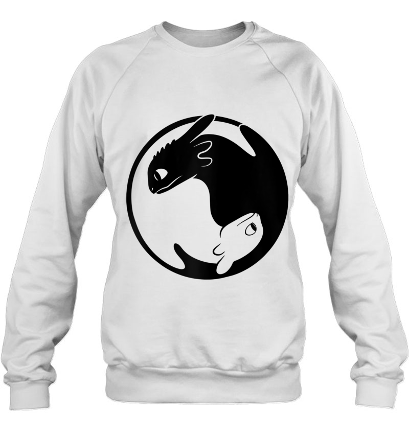 How To Train Your Dragon 3 Hidden World Dragon Yin Yang Raglan Baseball Tee Mugs