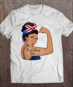 Puerto Rican Girl Unbreakable Shirt Strong Woman Tattoo Tee