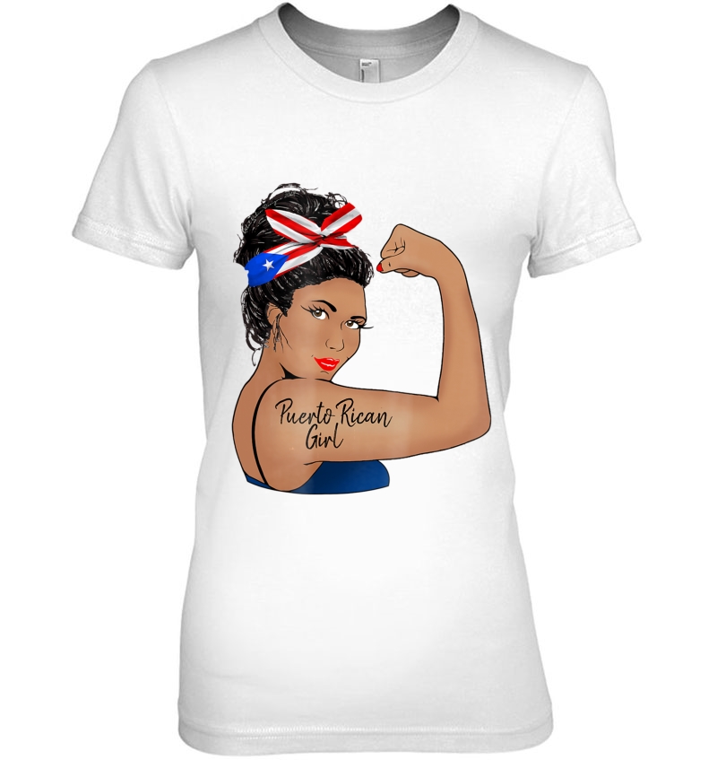 Puerto Rican Girl Unbreakable Shirt Strong Woman Tattoo Hoodie