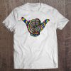 Rainbow Tye-Dye Shaka Extreme Sports Retro Hippie Tee