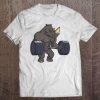 Rhinoceros Powerlifting Weightlifting Gym Rhino Lovers Gift Tank Top Tee