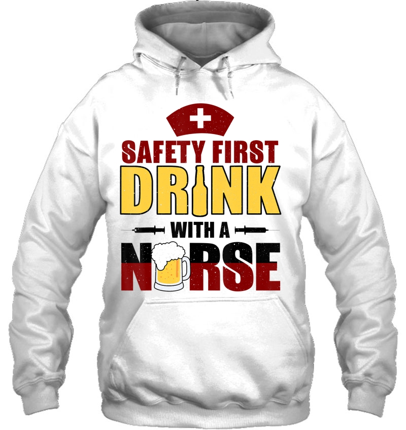 Safety First Drink With A Nurse German Flag Colors Gift Mugs