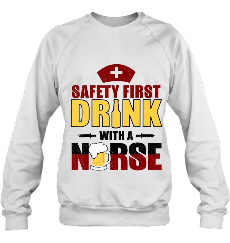 Safety First Drink With A Nurse German Flag Colors Gift Mugs